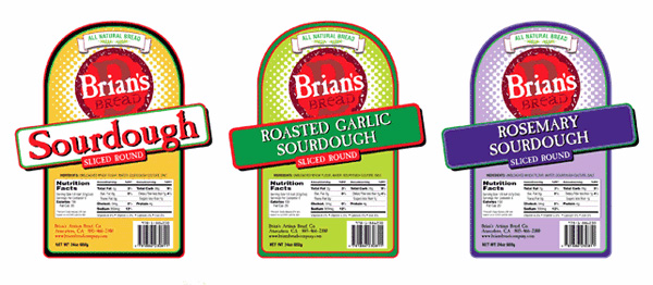 Brian's Bread Packaging